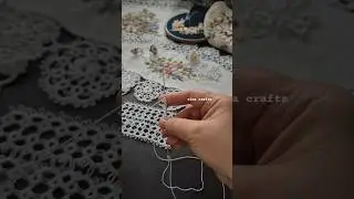 Create stunning 3D lace with single needle tatting and using picots and doubles stitches. Ring work.