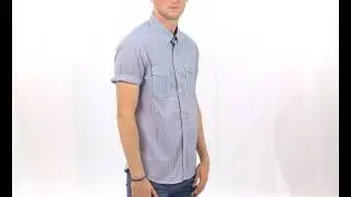JED-D555 Twin Pocket Short Sleeve Gingham Check Shirt