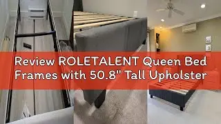 Review ROLETALENT Queen Bed Frames with 50.8