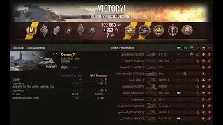 WOT - LEOPARD 1 - 10 KILLS 8.3K DAMAGE KOLOBANOV'S & ACE TANKER - World Of Tanks
