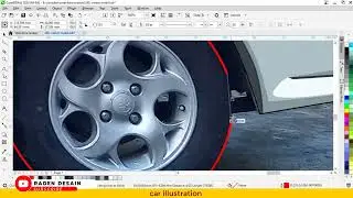 Membuat Vector Mobil _ speed art coreldraw - Raden Desain Official