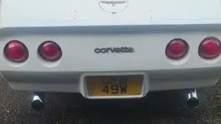 1981 corvette true dual with flowmaster 40s 