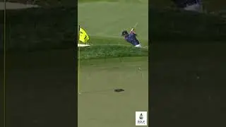 Beachside Brilliance  Justin Suh's Amazing Hole out Birdie on No  1 at the PGA Championship #Shorts