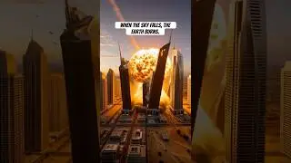 Meteor Strike Destroys Desert City! ☄️🔥#ai # disaster