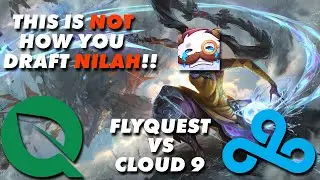 This Is NOT How You Draft Nilah! // FLY vs C9 Draft Review // LCS Summer 2024