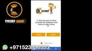 How to complete champcash challenge