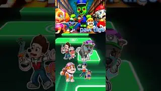 PAW Patrol:  - Zuma - Skye 🆚  Marshall - Ryder 🆚 Chase - Rocky Tiles Hop EDM Rush 🎧🤍