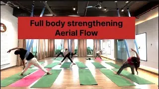 Beginner-Friendly Full Body Aerial Yoga | Feel Light & Strong💪❤️ #yoga #fitness @NamohYogaIndia 