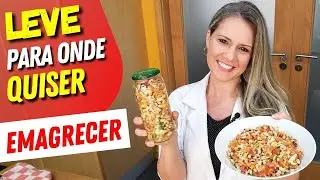 SUBSTITUA O ALMOÇO para EMAGRECER e SAÚDE! Gostoso, Fácil, Barato e Rápido - Leve para onde quiser!