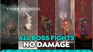 ENDER MAGNOLIA: Bloom in the Mist: All Main Boss Fights No Damage