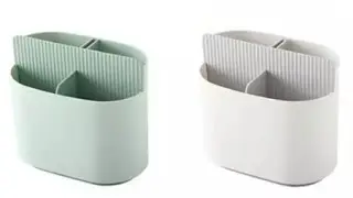 Large capacity kitchen utensils storage box