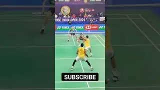 Indian players Respect moment in badminton🏸#badminton #respect #sportsmanship #shorts #india