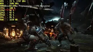 Mortal Kombat X Benchmark X5460 GTX 1050ti