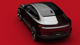 Polestar 4 2025 is the latest generation of performance electric car... No Rear Window...
