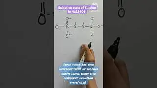 oxidation state of Sulphur in Na2S4O6 #shorts#youtubeshorts #Let's Love Chemistry
