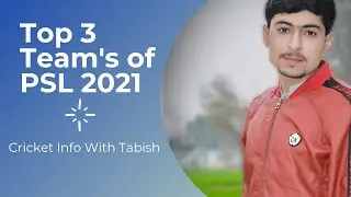 Psl top 3 Team's 2021 | psl 6 | PSL best teams