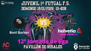 Boni Barber vs Helvetia Nauga J12 1&ordf;Futgal juvenil FS