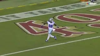 Ceedee finds himself in uncharted territory - wide open in the endzone