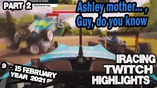 iRacing Twitch Highlights 21S1W9P2 9 - 15 February 2021 Part 2 Funny moves saves wins fails