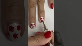 Red Apple's Nail Art Step By Step