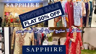 sapphire flat 50% off winter sale 2022//Today sapphire sale