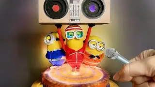 폴리머클레이로 미니언즈 무드등 디오라마 피규어 만들기 How to make Minions