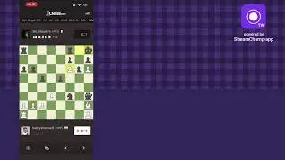 Grand Debut! Shadow Slayer's First Chess.com Live Stream #chess #livegaming #chessgame #chesscom