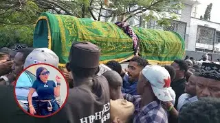 TAZAMA MWILI WA DIDA SHAIBU UKITOLEWA MSIKITINI NA KUPELEKWA MAKABURINI/UMATI WA WATU WAJITOKEZA