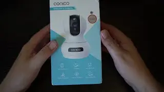 Indoor security camera review with Alexa setup Conico