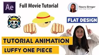 Tutorial Simple Design One Piece Luffy - Full tutorial After Effect