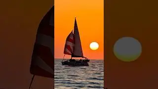 Gulf of America #gulf #america #unitedstates #gulfofamerica #sunset #florida #boat #sailing #sun