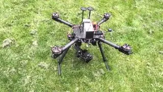 ZeroUAV Highone GH4 heavy lift multirotor with dual redundancy flight control