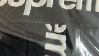Unboxing Supreme Cross Box logo. Black XL FW15 2020