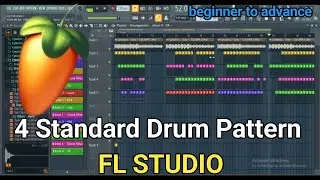 How To Make Standard Drum Pattern #flstudiohubtips flstudio