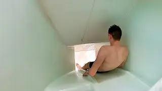 Jump Waterslide at Aquapark Wrocław Poland (High Fly Slide)
