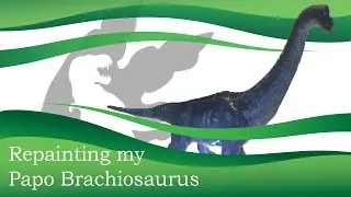 Papo Brachiosaurus Repaint!
