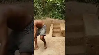Build the Amazing Secret Underground Tunnel House And Shower Water In Deep Jungle #viral #youtube
