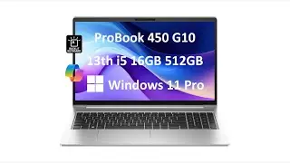 Review: HP ProBook 450 G10 | 13th Gen i5-1334U, 16GB RAM, 512GB SSD, AI Copilot Laptop