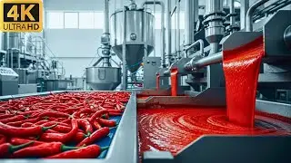 How Hot Chili Sauce Is Made &ndash; Inside a High-Tech Chili Factory