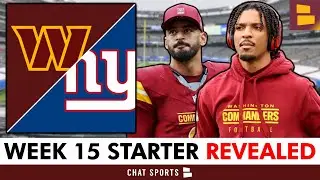 Commanders Fans Get BREAKING NEWS On Jayden Daniels + Why This Week&rsquo;s Matchup vs. The Giants Matters