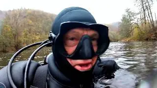 Hornád river scuba diving November 02.2019
