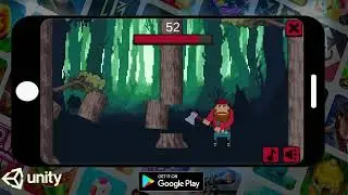 Wood cutter - Cut The Trees clone in Unity2D | Unity Tutorial - Free source Code