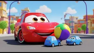 Ollie the Orange Car 🧡🚗 | 3D Car Cartoon Story for Kids | Learn Sharing | Kids Animation
