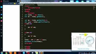 Get Date and Time automatically and printing on the screen