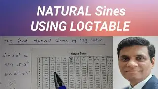 КАК найти натуральные синусы с помощью LogTable