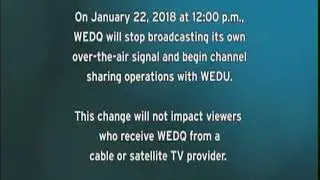 WEDQ Transition Message