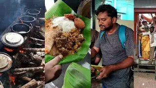 Renigunta Appam 35 Rupees Hotel | Eating 4 Idli with Mutton Curry | Busy Tiffin Hotel in Tirupati