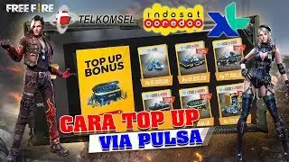 CARA MUDAH??  TOP UP FREE FIRE MENGUNAKAN VIA PULSA