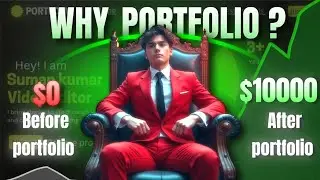 🤔Why Portfolio Can Make You Rich as a Video Editor! ($0 &rarr; $10,000)💰#viral #editing #tutorial