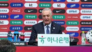 Gustavo Alfaro | Conferencia de Prensa | Amistoso Corea del Sur vs. Paraguay.